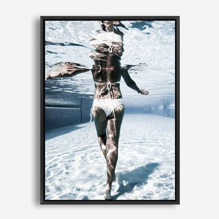 © Bikini Swimmer Canvas Print