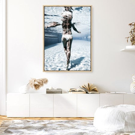 © Bikini Swimmer Canvas Print