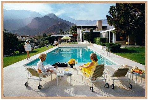 Poolside Gossip Print (Slim Aaron)
