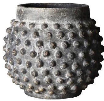 © Spikey round planter large