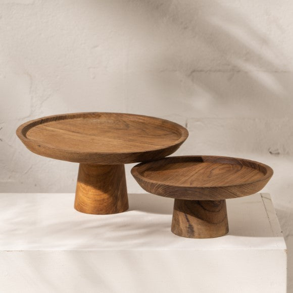 © Jali wooden cake stand large