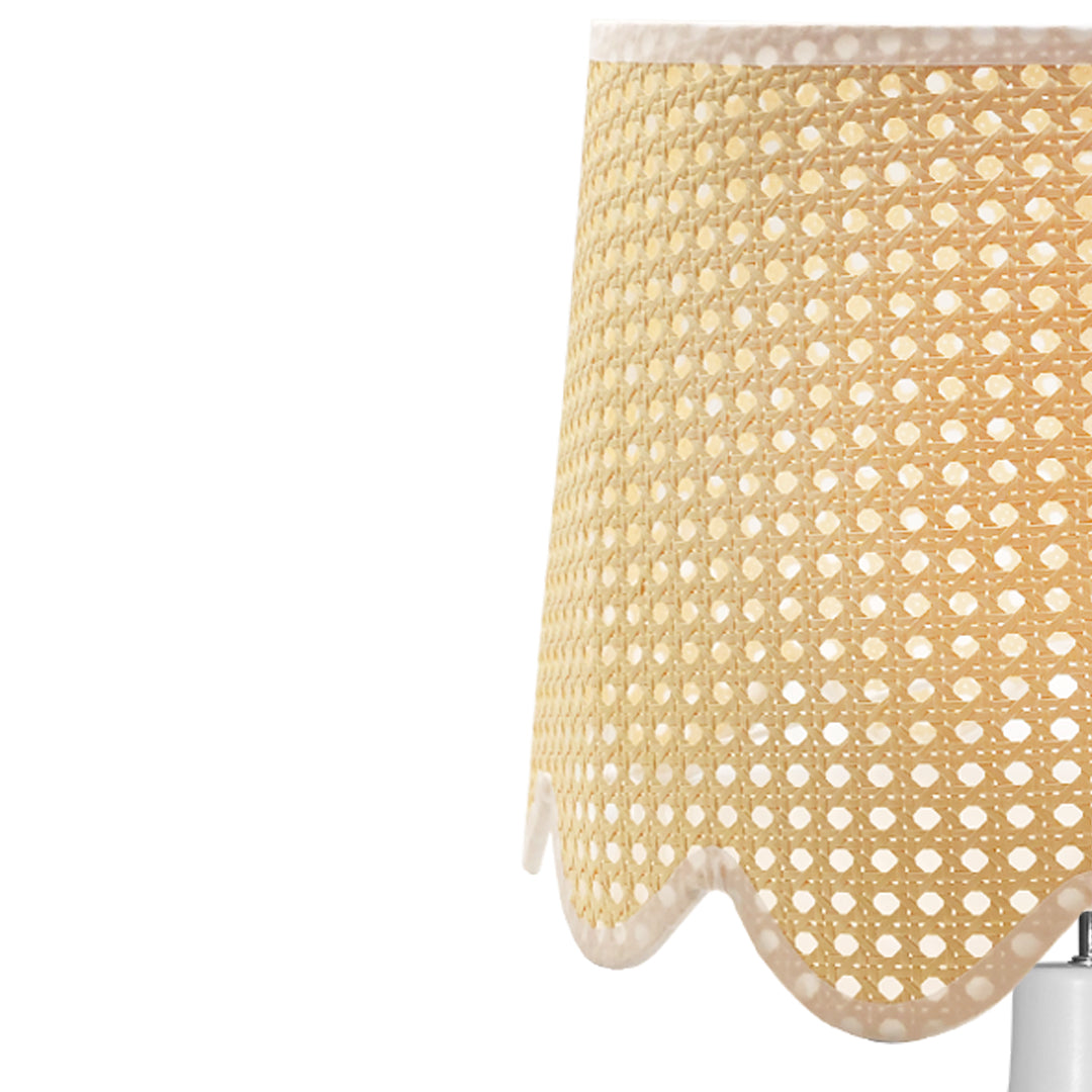 © Scallop lamp shade paper weave