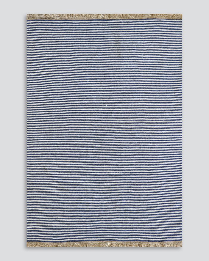 Summit outdoor floor rug deep blue