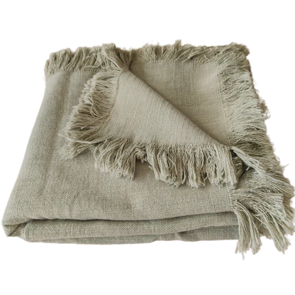 Champêtre Heavy Weight French Linen Massive Throw