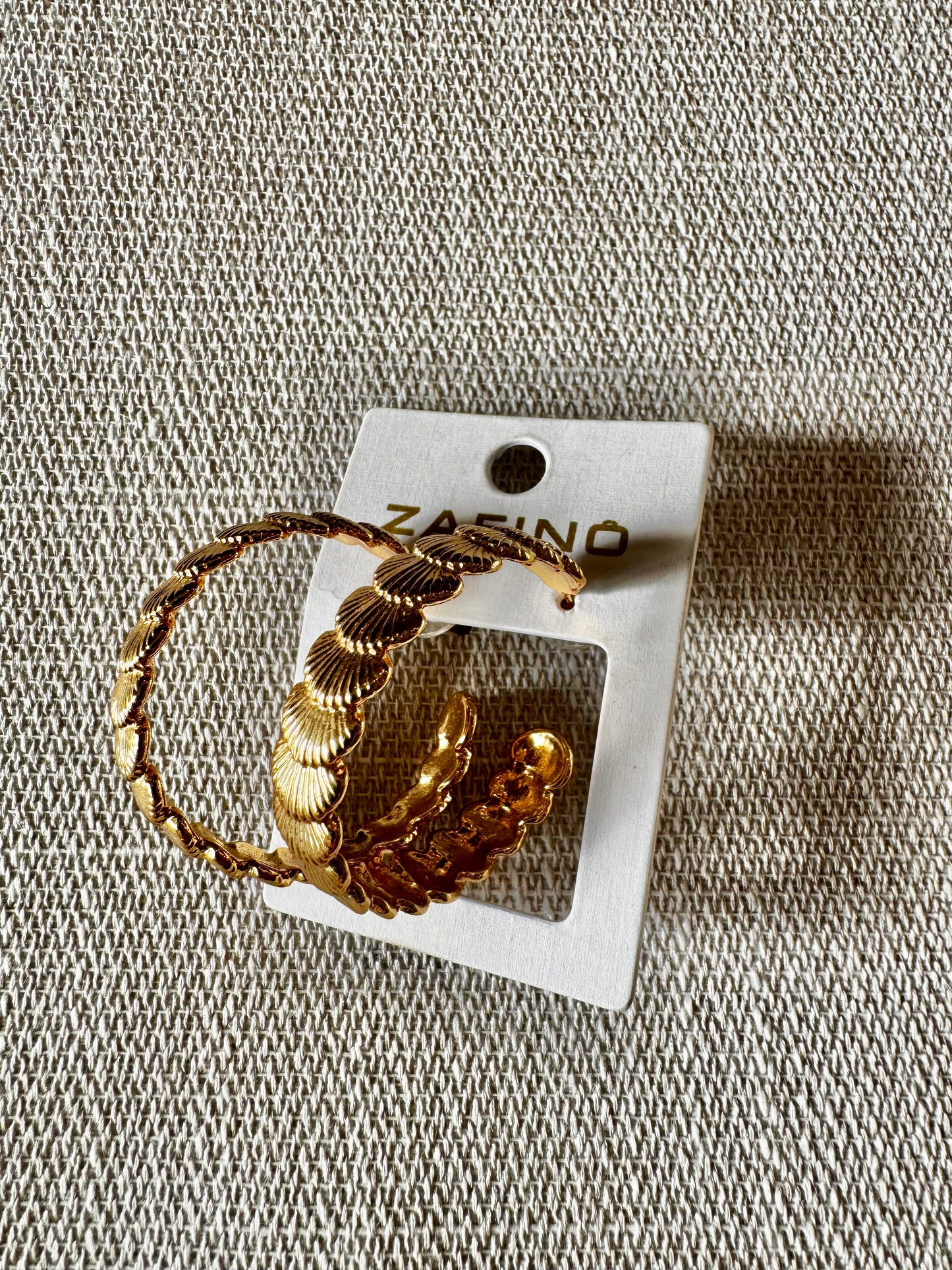 Shell Hoops Gold
