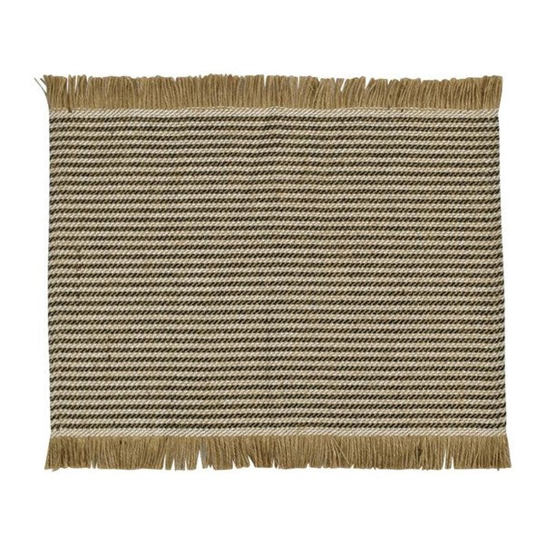 © Jai Cotton Jute Placemat Black/White