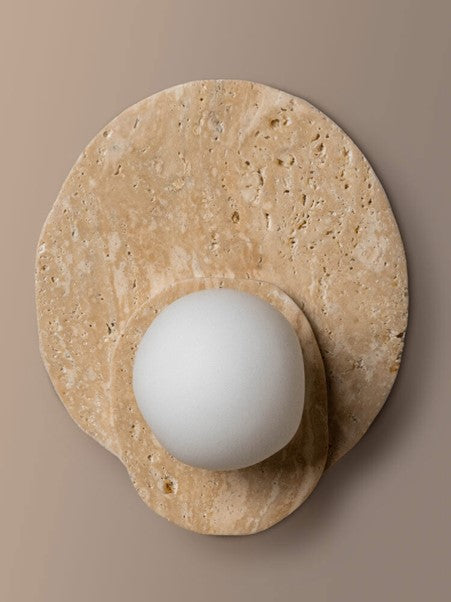 Travertine Wall Sconce