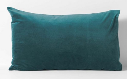 Velvet Pillowcase - Standard Size - Indian Teal
