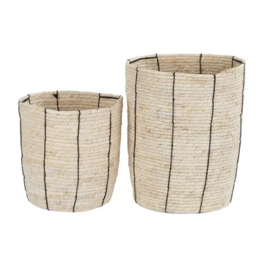 © Maize basket natural black