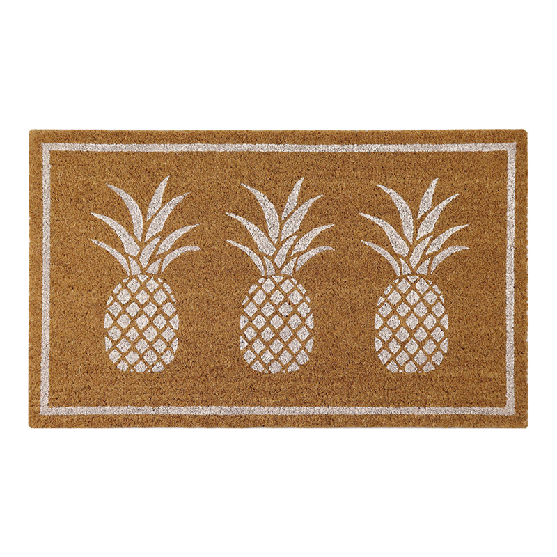 © Pineapple doormat white 45 x 75cm