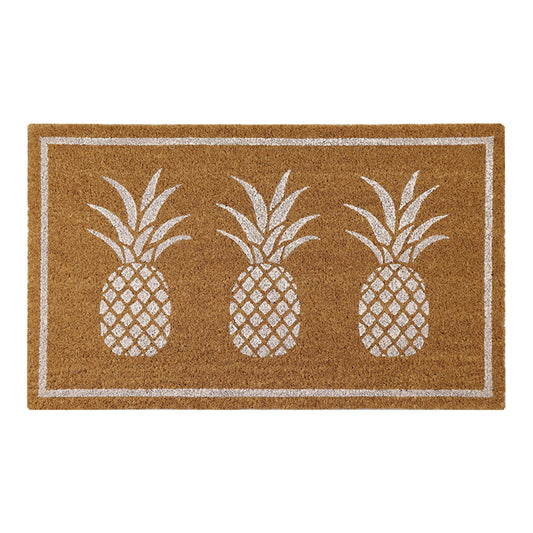 © Pineapple doormat white 45 x 75cm