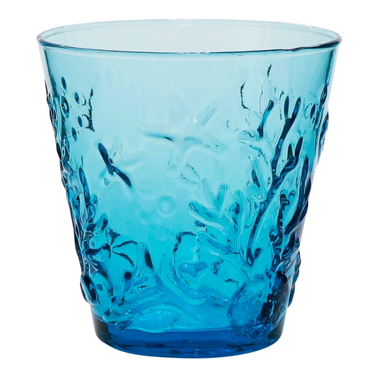 © Aqua Blue Drinking Glass