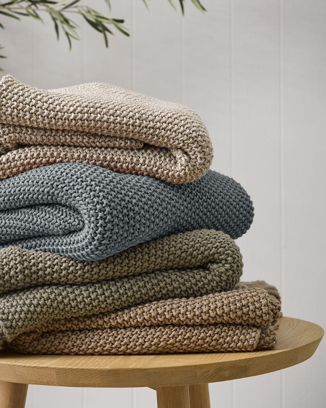 Devon Throw Sage JMF Design Shop Noosa Throws & Blankets JMFDesign