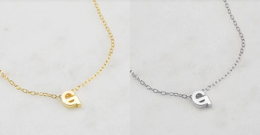 Letter Necklace G Gold