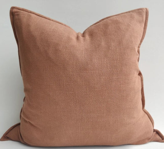 © Herringbone woven cushion rust