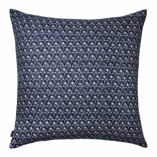 © Deep blue linen cushion