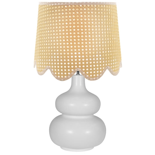 © Scallop lamp shade paper weave