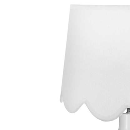 © Scallop lamp shade white